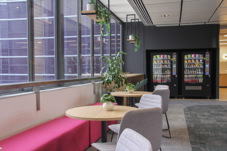 cafe area in an office