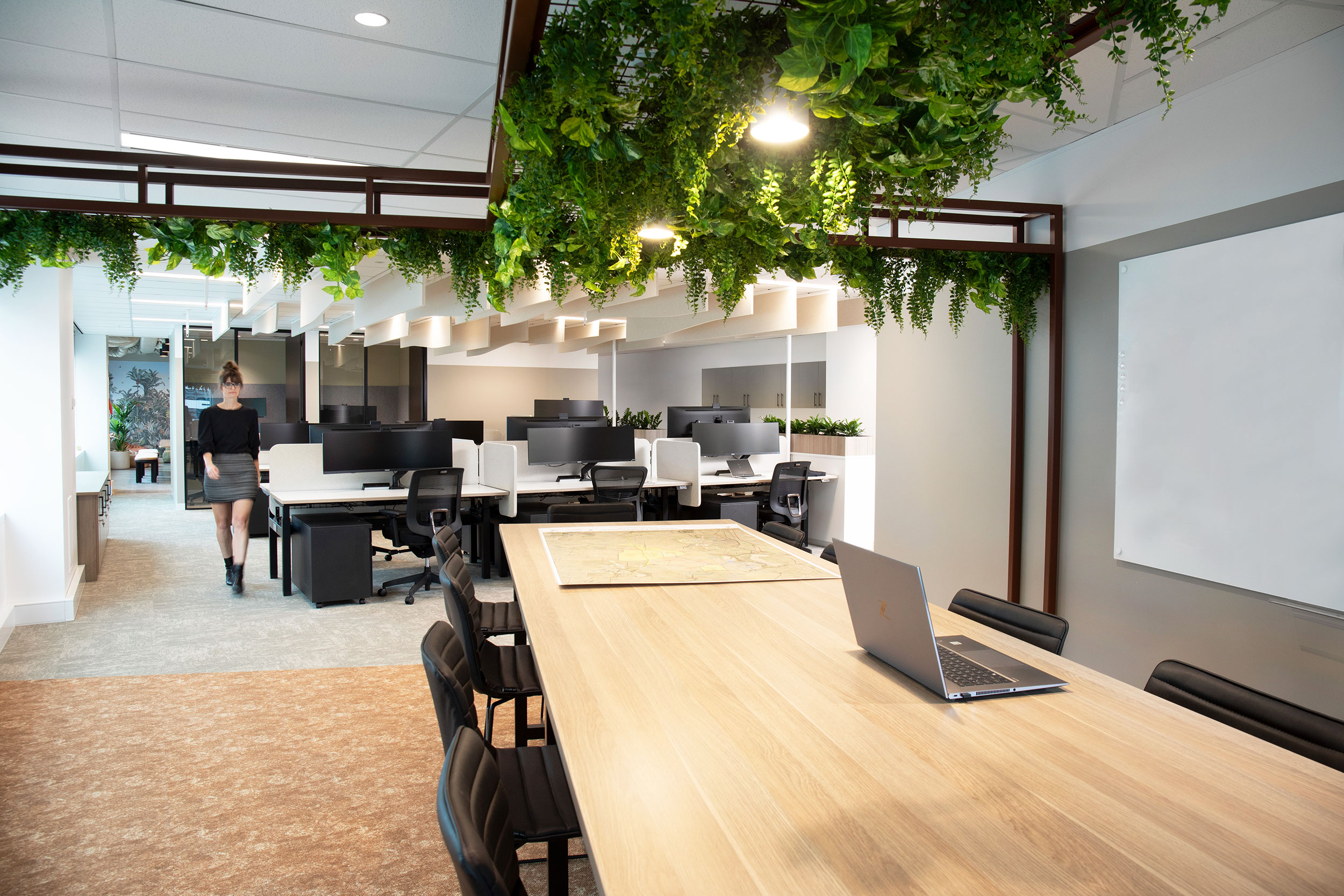 large open plan office space