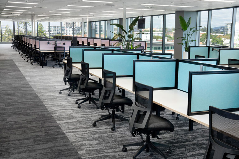 call centre office desks