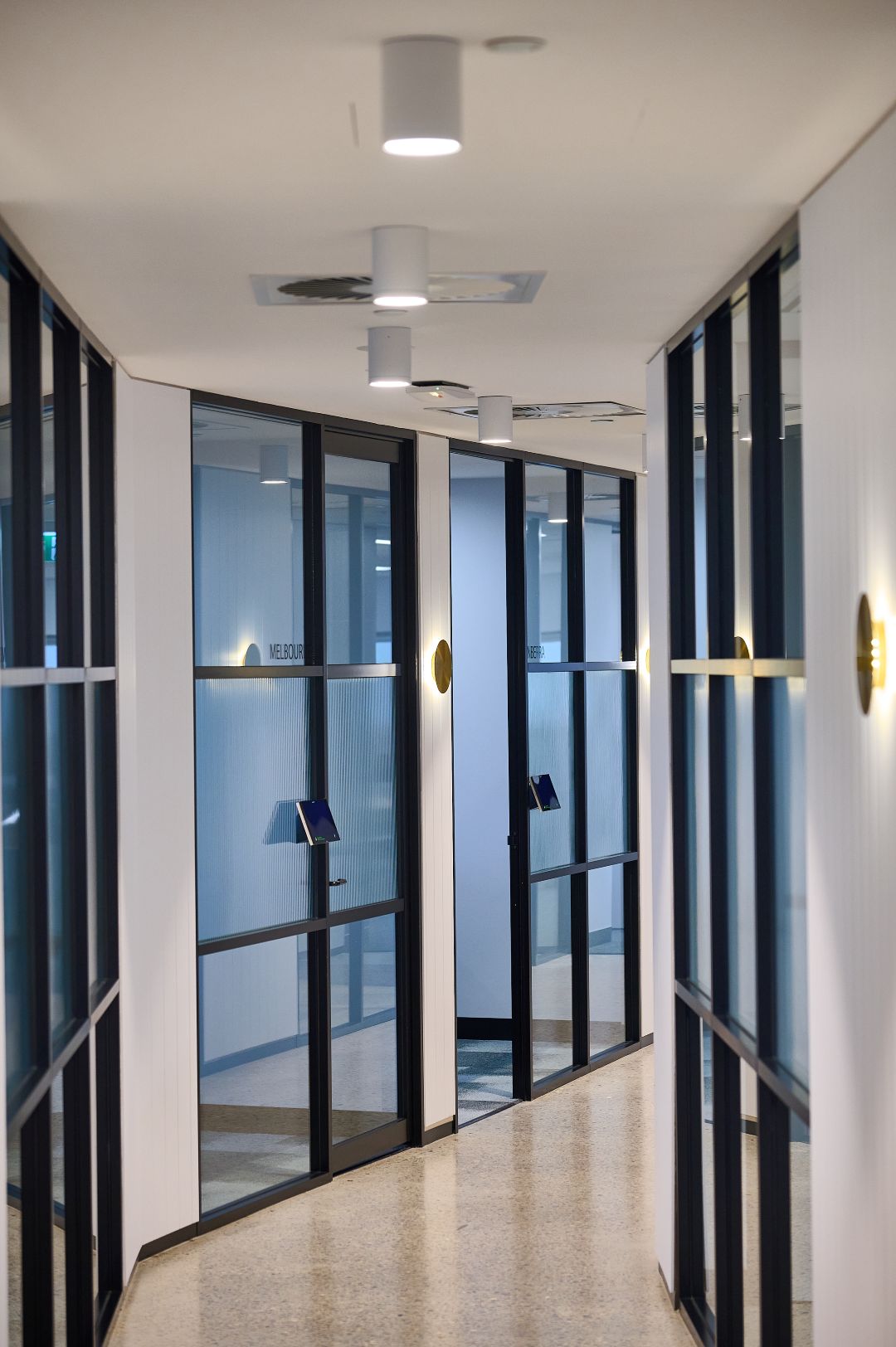 Hallway detail portrait Holcim Nth Sydney