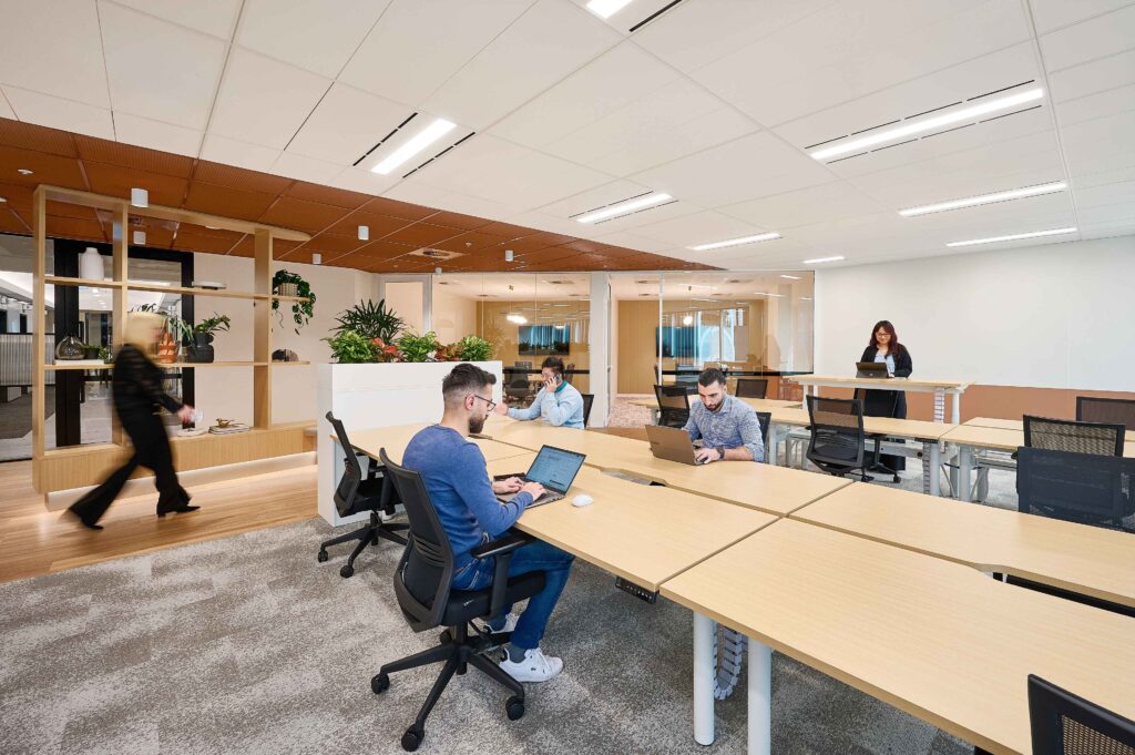 Suite 2 - Workstations beside the breakout space