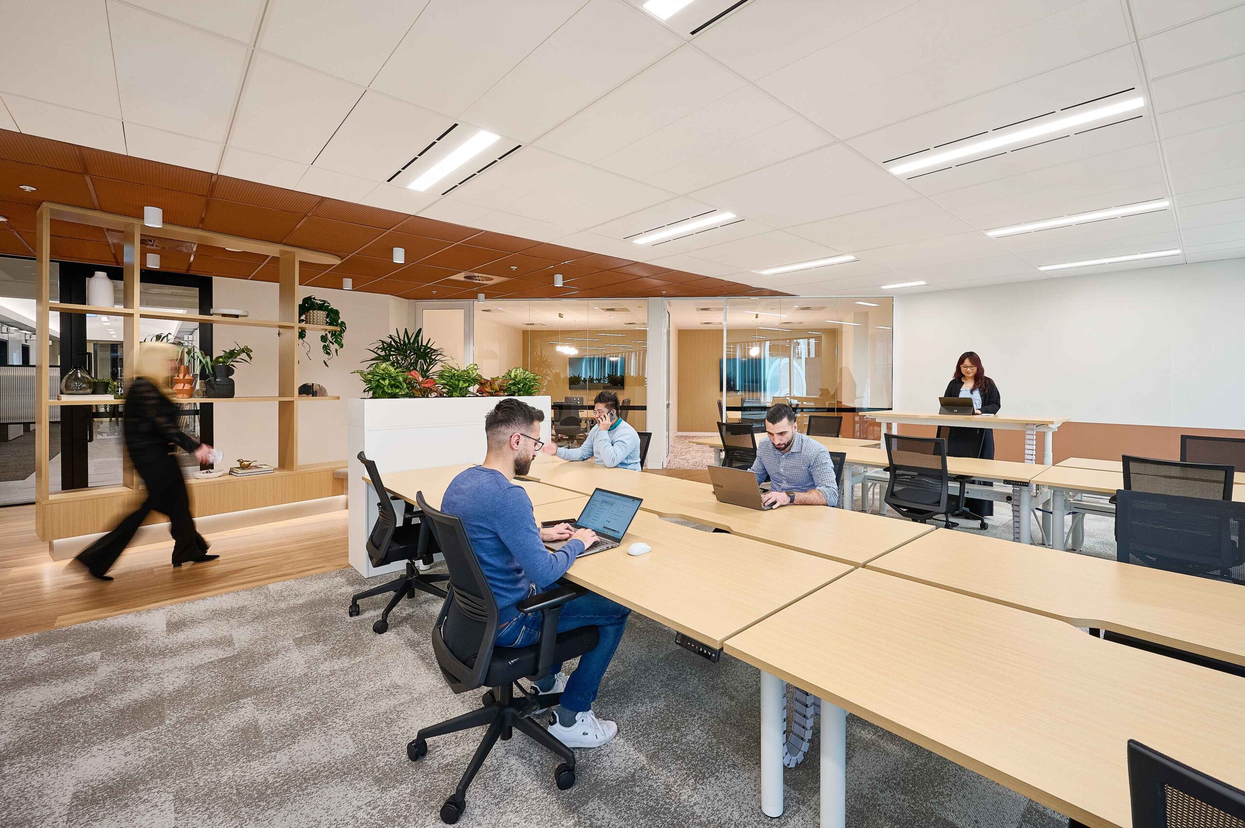 Suite 2 - Workstations beside the breakout space