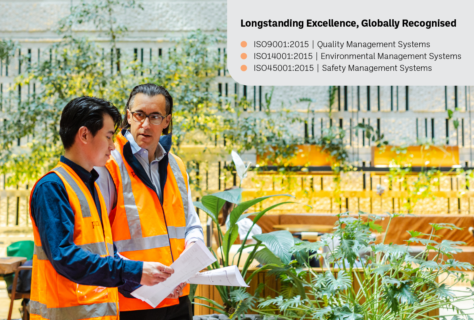 PMG Are ISO Accredited