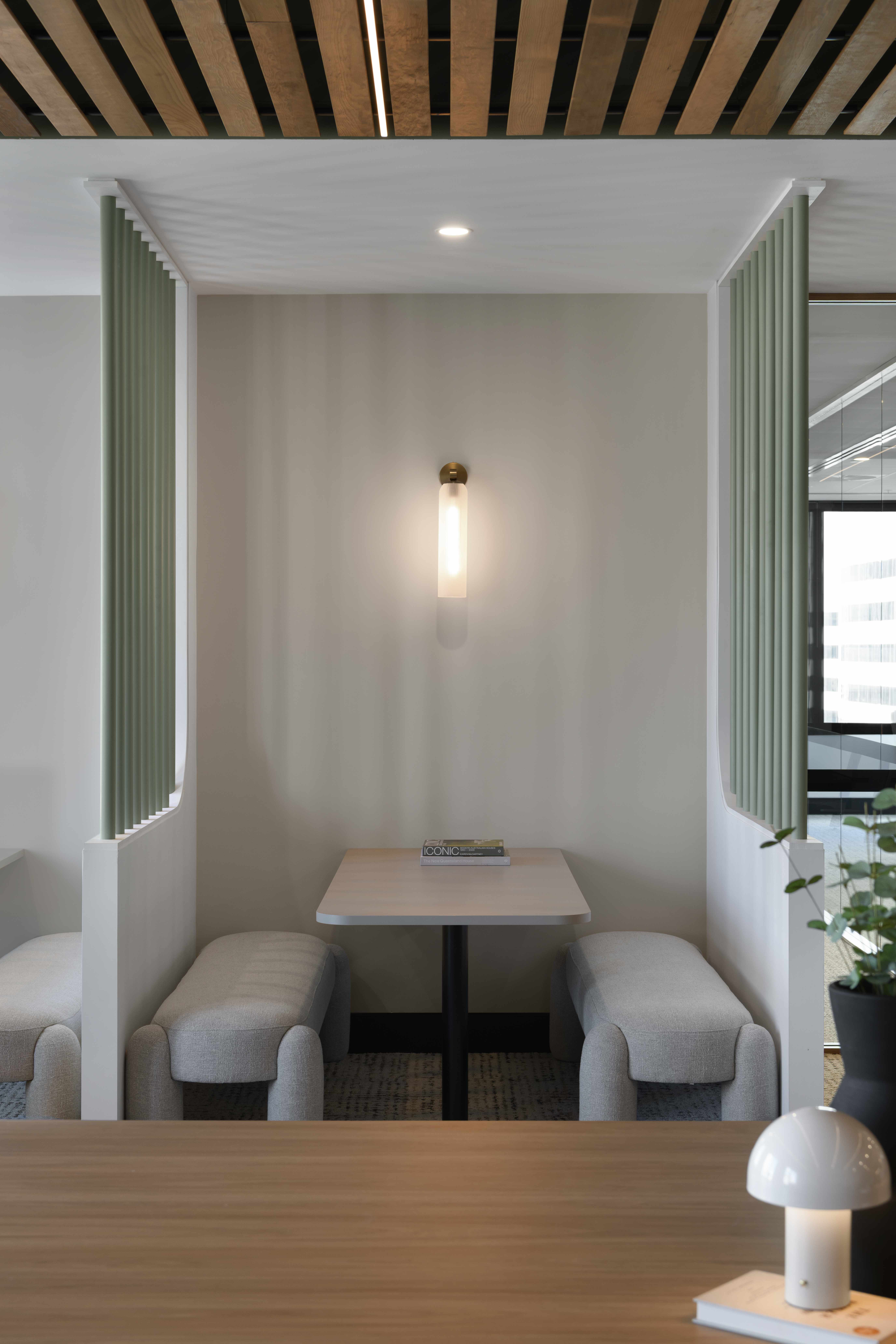 Secluded meeting space