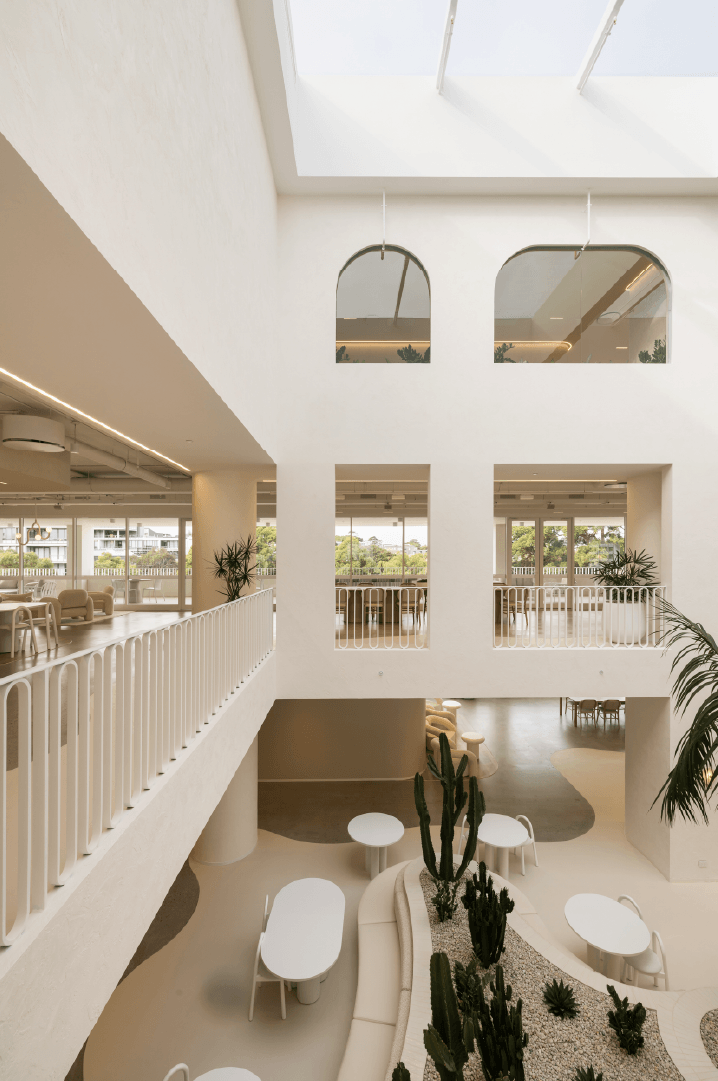 White Fox Atrium and all 3 levels