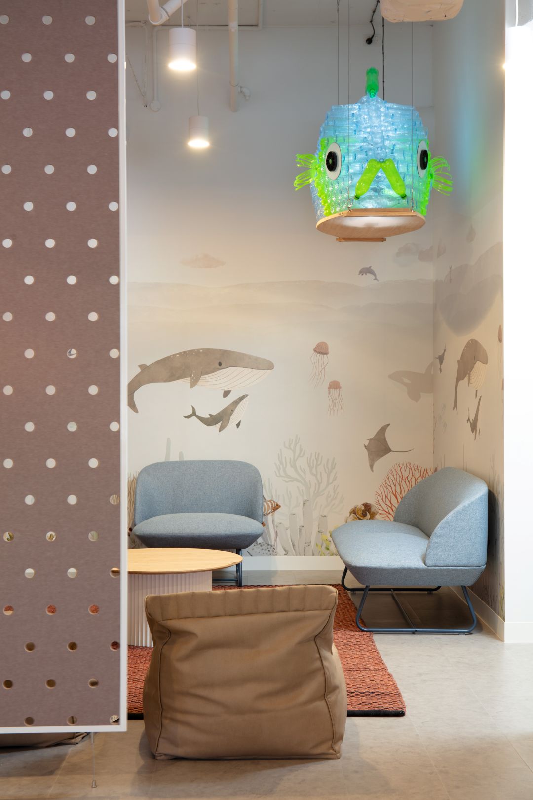Child inspired quiet area