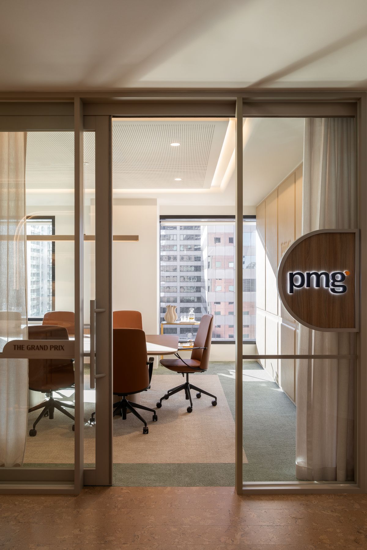 Melbourne_Office - entrance to boardroom shocasing natural light